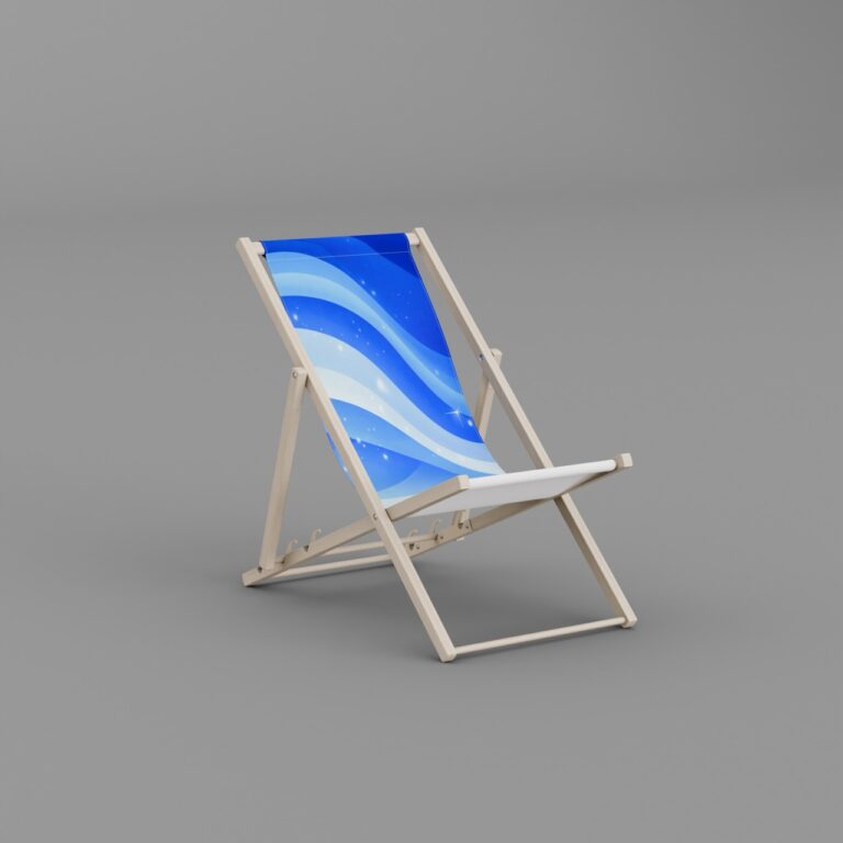 KIDS advertising deckchair for children