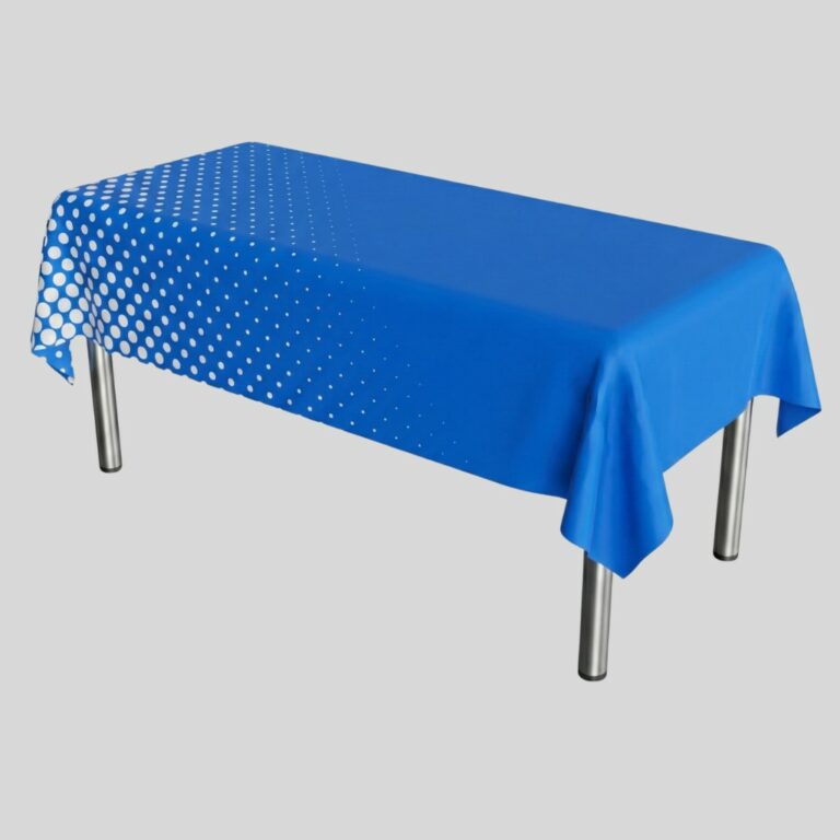 Promotional tablecloths with prints - personalized tablecloths for conference tables