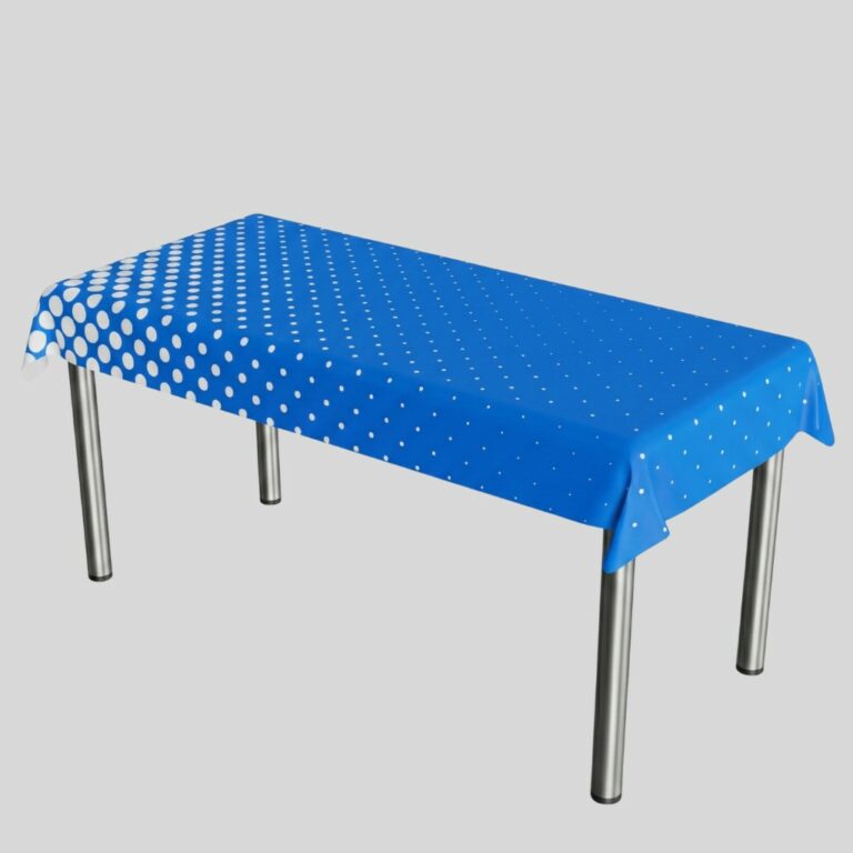 Promotional cover for a rectangular event table