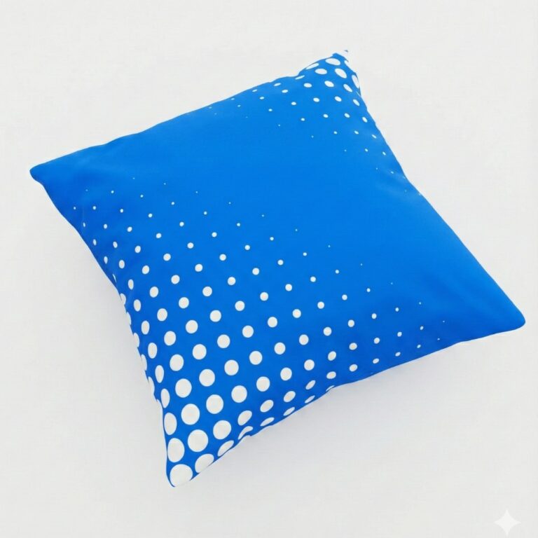 Promotional pillow with print
