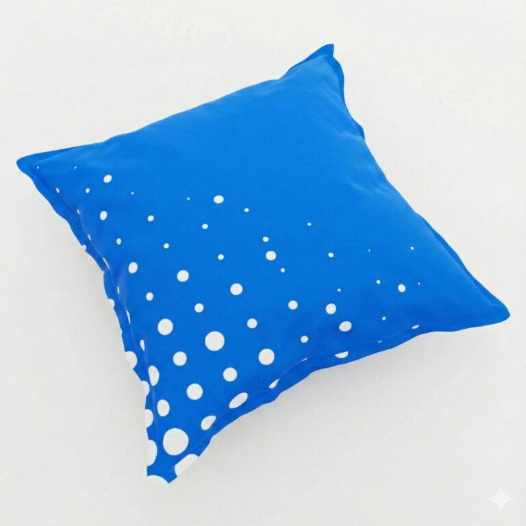 Large advertising cushion pouf