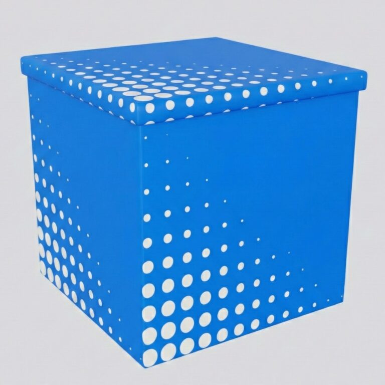 Smart advertising pouf