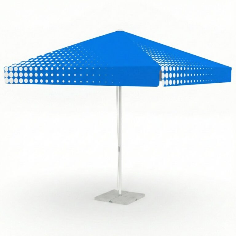 Classic square advertising umbrella