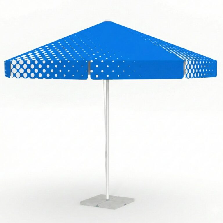 Classic round advertising umbrella