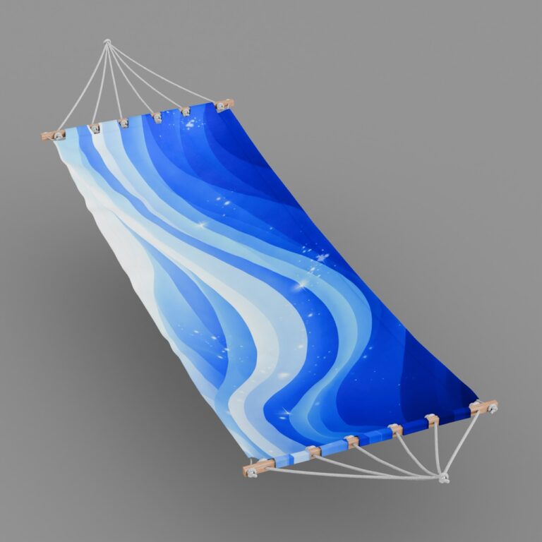 Promotional hammock with Lux print