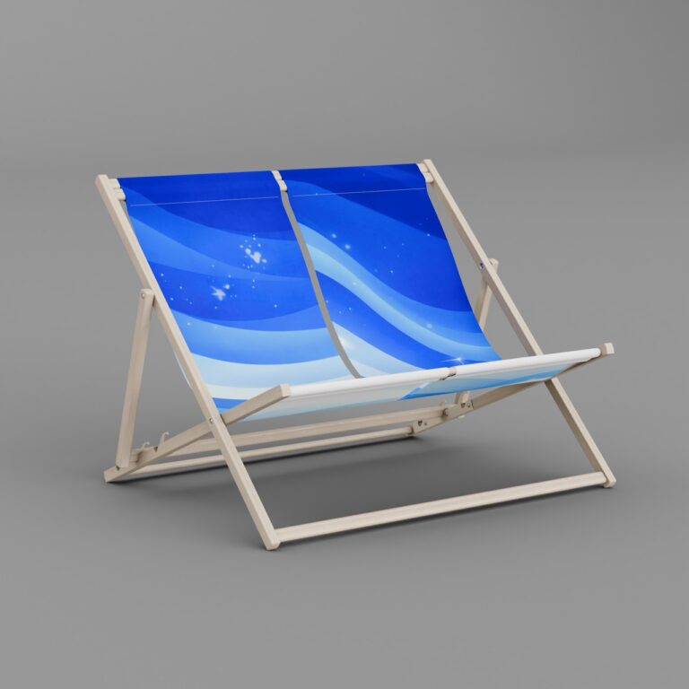 DUO advertising deckchair