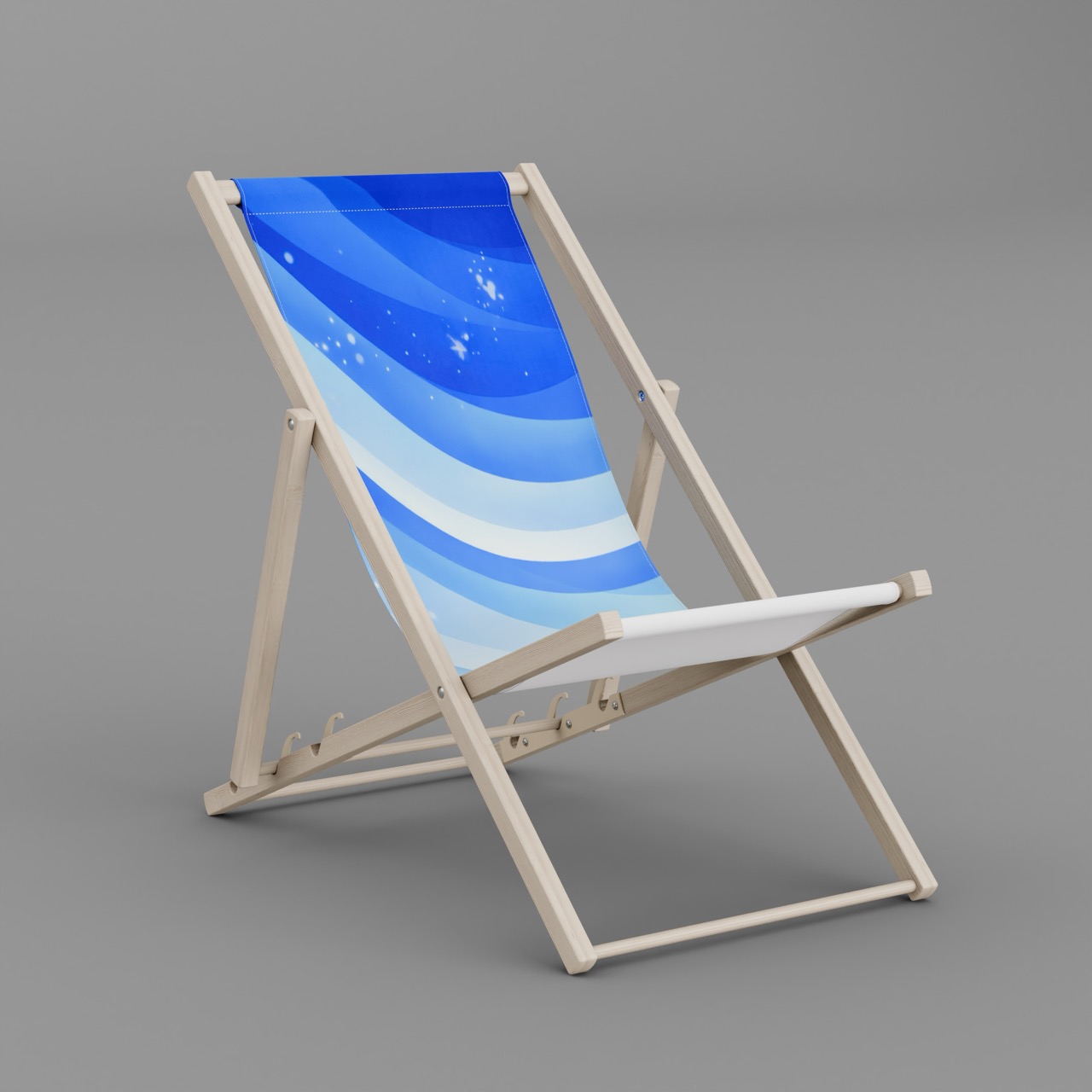 Classic wooden Soro deckchair